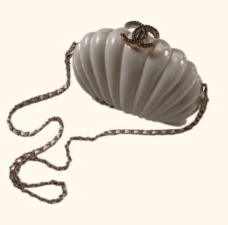 Chanel shell purse