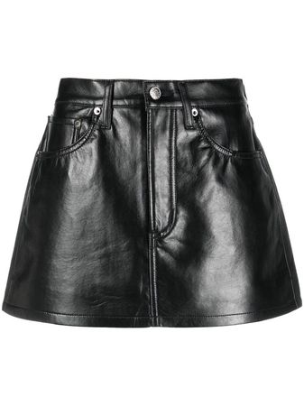 AGOLDE A-line Mini Skirt - Farfetch
