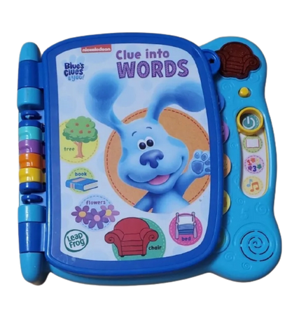 blues clues & you clue into words leapfrog book