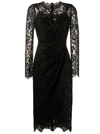 Dolce & Gabbana Lace Fitted Dress - Farfetch