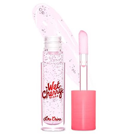 Amazon.com : Lime Crime Wet Cherry Lip Gloss, Extra Poppin (Glossy Clear) - Cherry Scented Lightweight, Plumping & Comfortable Ultra Glossy Sheen That Won't Stick - Long Lasting & Non-Sticky - Vegan Makeup : Beauty & Personal Care