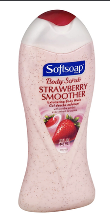 strawberry body wash
