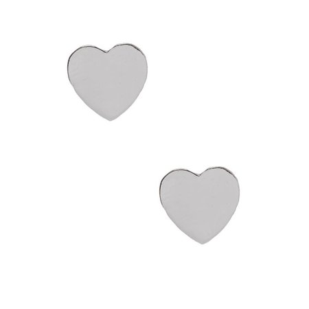 Sterling Silver Mini Hearts Stud Earrings | Claire's US