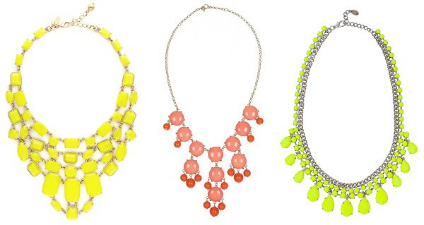 neon lime green necklace - Google Search