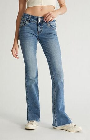 PacSun Medium Blue Low Rise Bootcut Jeans | PacSun