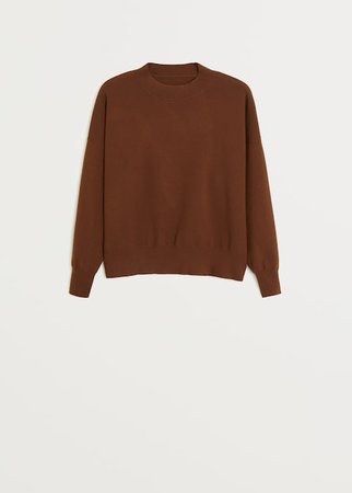 Ribbed knit sweater - Woman | Mango Denmark