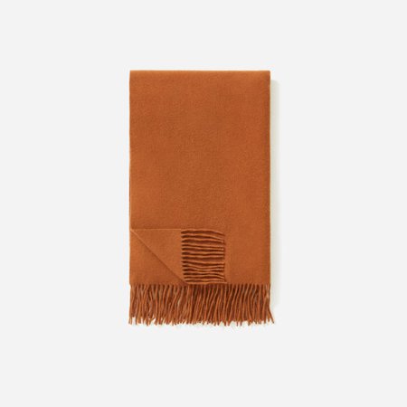 Women’s Wool-Cashmere Blanket Scarf | Everlane brown