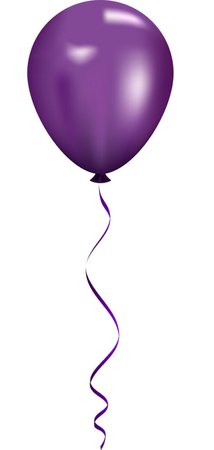 purple ballon