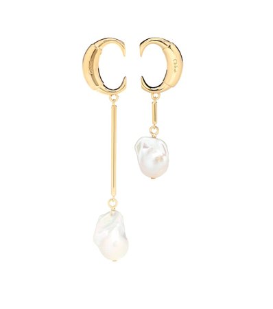 Darcey Baroque Pearl Earrings | Chloé - mytheresa.com