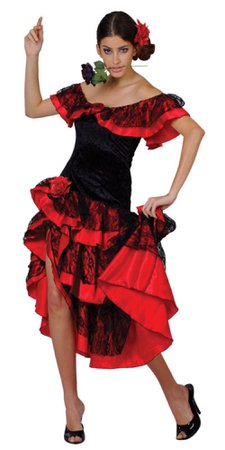 red and black flamenco dress - Google Search