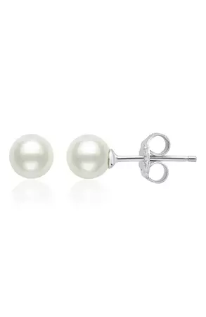 Crislu Cultured Pearl Stud Earrings | Nordstrom