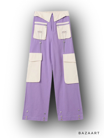 color blocking purple white pants sweats sweatpants
