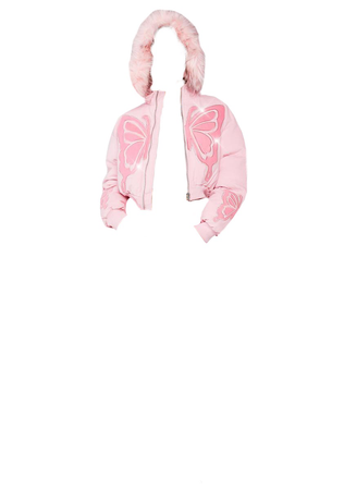 dollskill pink butterfly jacket