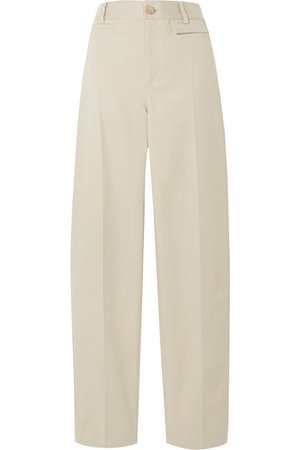 Commission | Cotton-gabardine straight-leg pants | NET-A-PORTER.COM