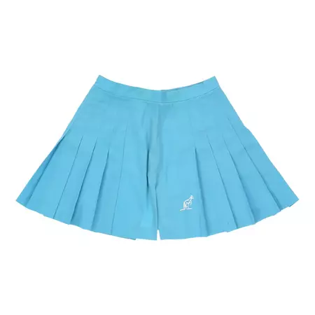 Australian Tennis Skirt - Small Blue Polyester Blend