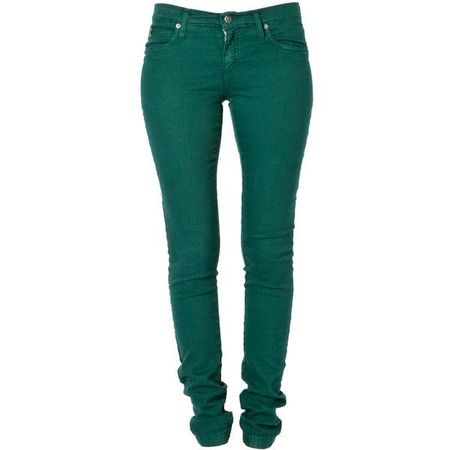 emerald green skinny jeans