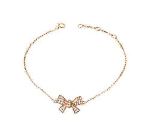 diamond bow bracelet - Google Search