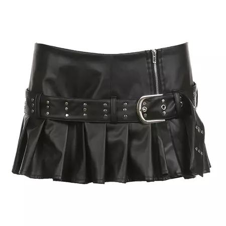 Danger Zone Leather Micro Skirt | BOOGZEL CLOTHING – Boogzel Clothing