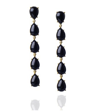 ANTONIA KARRA Gold Black Calypso Earrings < ΝΕΑ ΠΡΟΙΟΝΤΑ | aesthet.com