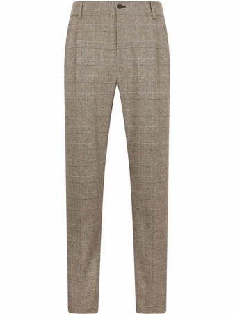 Dolce & Gabbana Prince of Wales tailored trousers