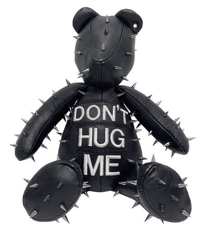 don’t hug me stuffed bear