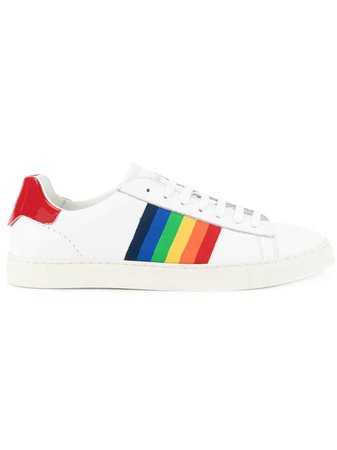 Dsquared2 Rainbow Stripe low-top Sneakers - Farfetch