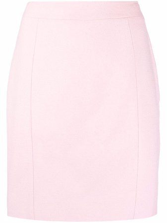 Moschino high-waisted Cotton Pencil Skirt
