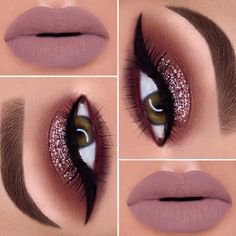 Pinterest - Popular Glitter Makeup Ideas to Rock the Party picture 2 | Learn Arabic
