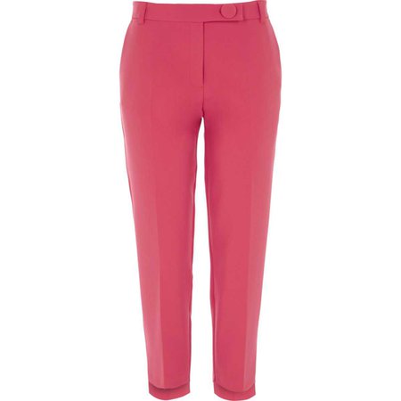 Pink step hem cigarette pants - Pants - Sale - women