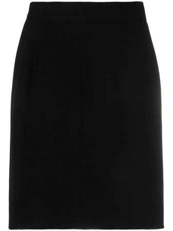 Chanel Pre-Owned 1990s high-waisted Wool Skirt - Farfetch