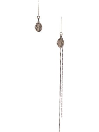 Ann Demeulemeester Locket Chain Earrings - Farfetch