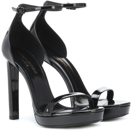 Hall patent leather sandals