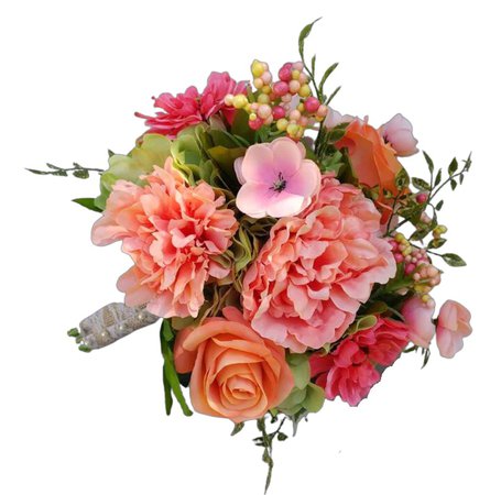 Wildflower Wedding bouquet, Coral peach peony bouquet, Spring bridal flowers