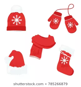 Red Winter Clothes Snowflake Knitted Hat Stock Vector (Royalty Free) 1034419801 - Shutterstock