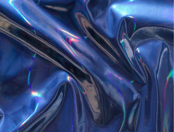 Stretch PVC Fabric: Iridescent Blue | Etsy