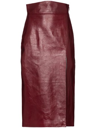 Gucci Leather Pencil Skirt - Farfetch
