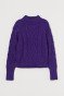 Cable-knit Sweater - Black - Ladies | H&M US