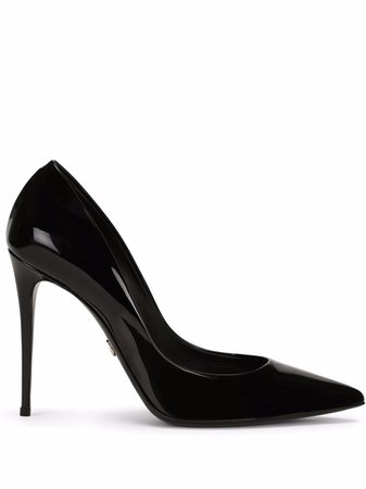 Shop Dolce & Gabbana patent leather stiletto pumps with Express Delivery - FARFETCH
