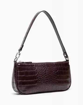 Brown Crocodile Leather Bag | Jennie - BlackPink - Fashion Chingu