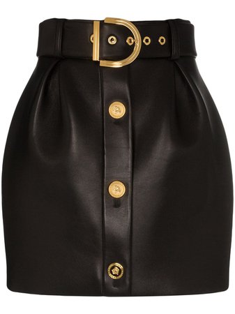 Versace High-Waisted Tulip Mini-Skirt | Farfetch.com
