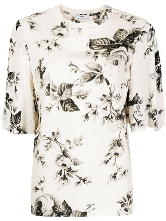 Erdem floral-print T-shirt - FARFETCH