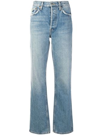 RE/DONE Straight Leg Jeans - Farfetch