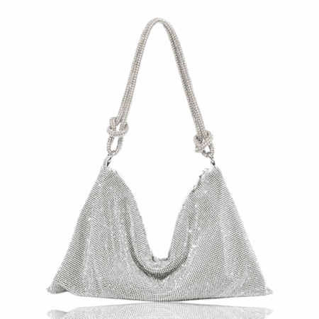 Olivia Knot Handle Diamante Shoulder Bag – Lmxo Styled: The Edit
