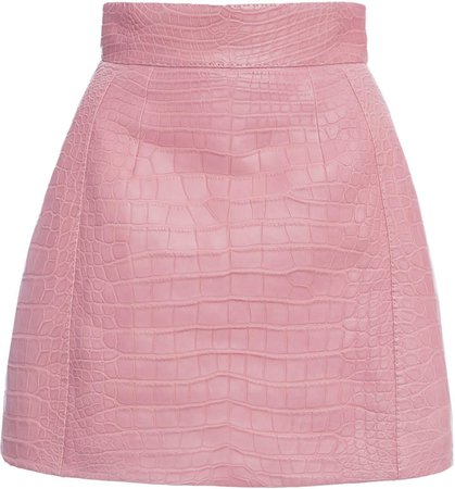 Dolce & Gabbana Crocodile Mini Skirt Size: 36