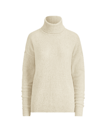 LAUREN Wool-Blend Turtleneck Sweater