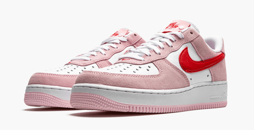 white pink Valentine Nike
