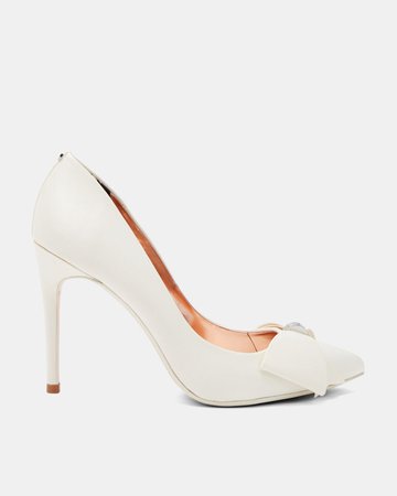 Bow detail courts - Ivory | Shoes | Ted Baker UK