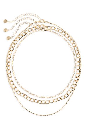 BP. Set of 3 Chain Link Layering Necklaces | Nordstrom