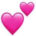 💕 Two Hearts Emoji (Apple)