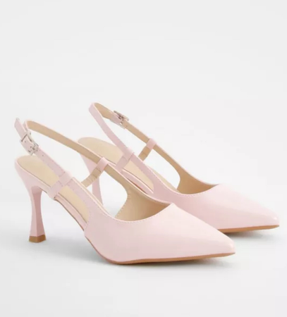 light pink court shoe